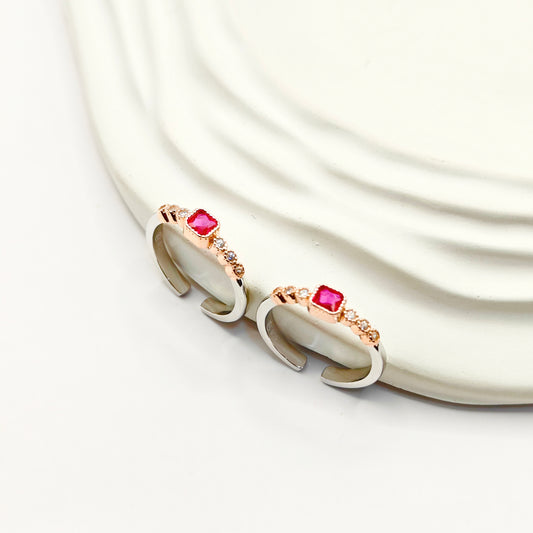 Eva Toering Rosegold Plated 925 Silver