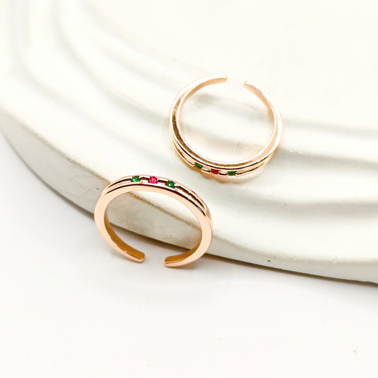 Stella Rosegold Plated Toering 925 Silver