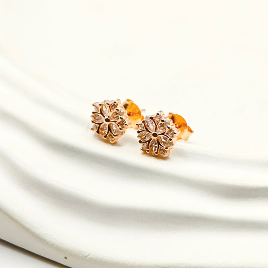 Emani Rosegold Plated Earring 925 Silver