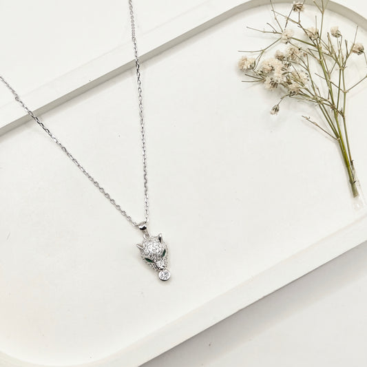 Jaguar Necklace 925 Silver
