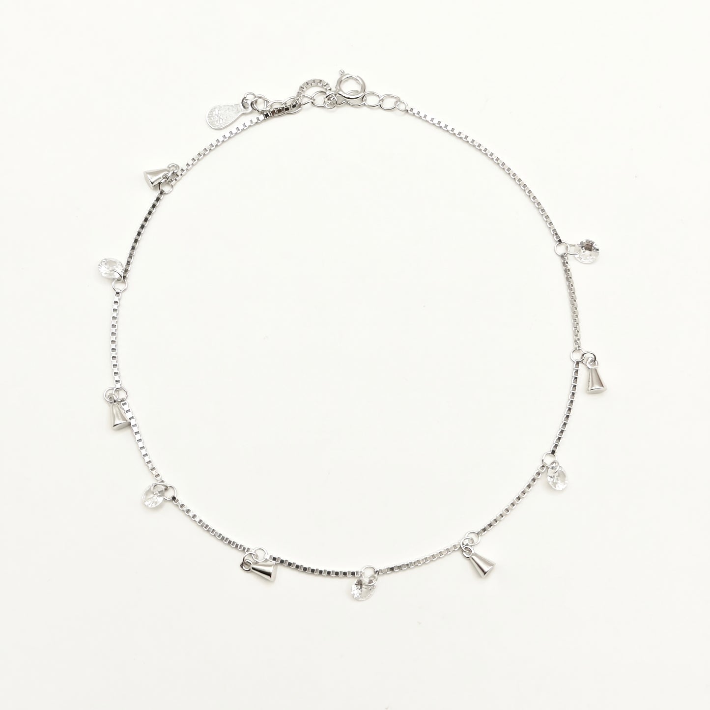 Aria Charm Anklet 925 Silver