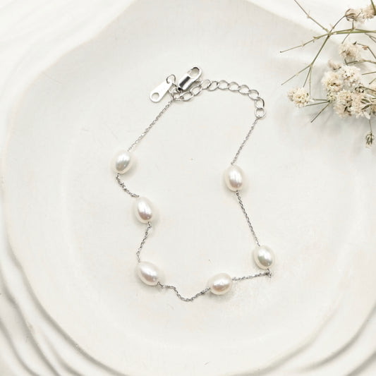 Pearl Bracelet 925 Silver