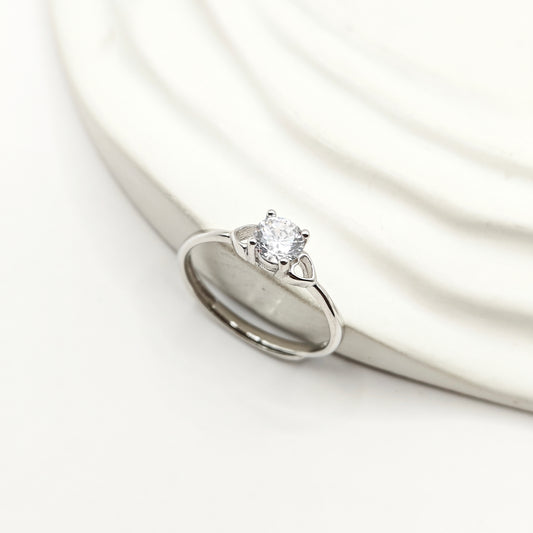 Solitaire Ring 925 Silver
