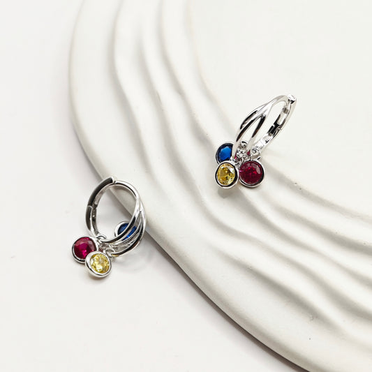 Mutki Hoop Earrings 925 Silver