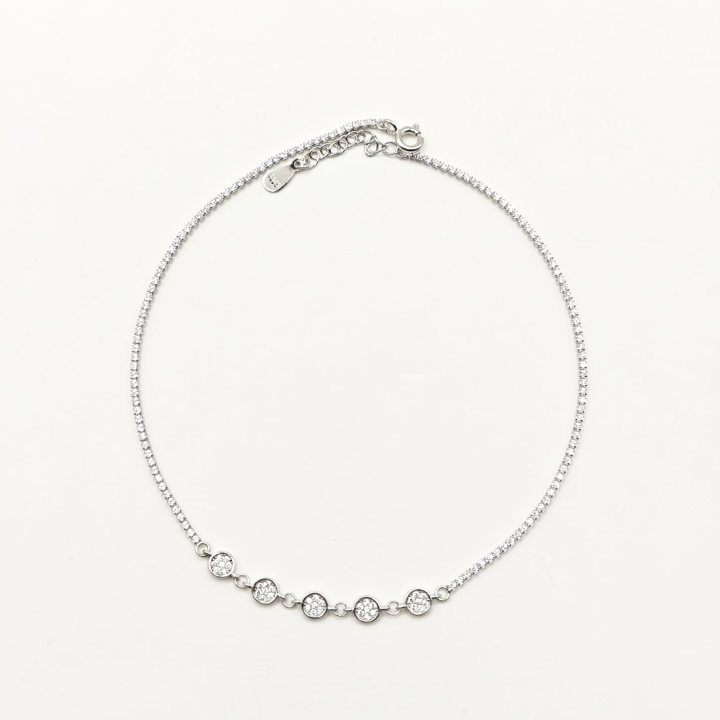 Sierra Anklet 925 Silver