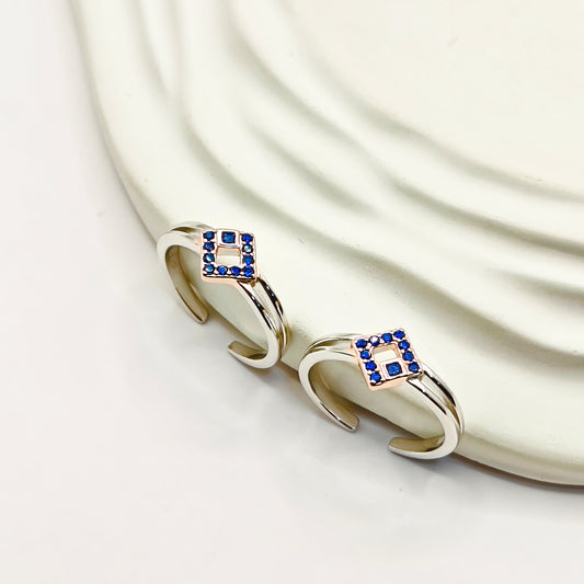Cora Two-Tone Toering 925 Silver
