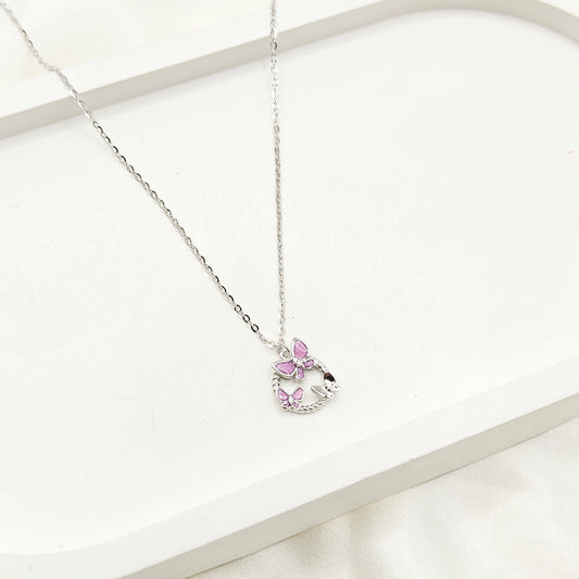 Butterfly Necklace 925 Silver