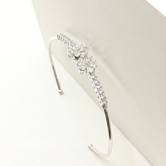 Flora Cuff Bracelet 925 Silver