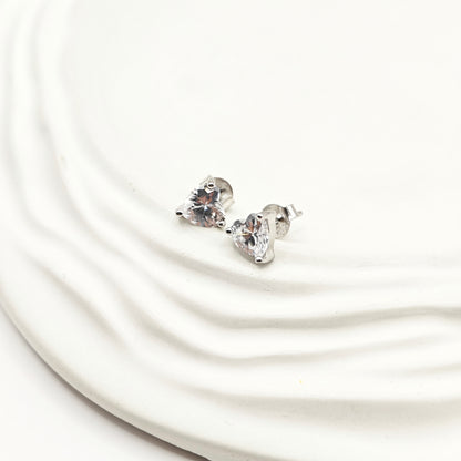 Heart Charm Jewellery Set 925 Silver