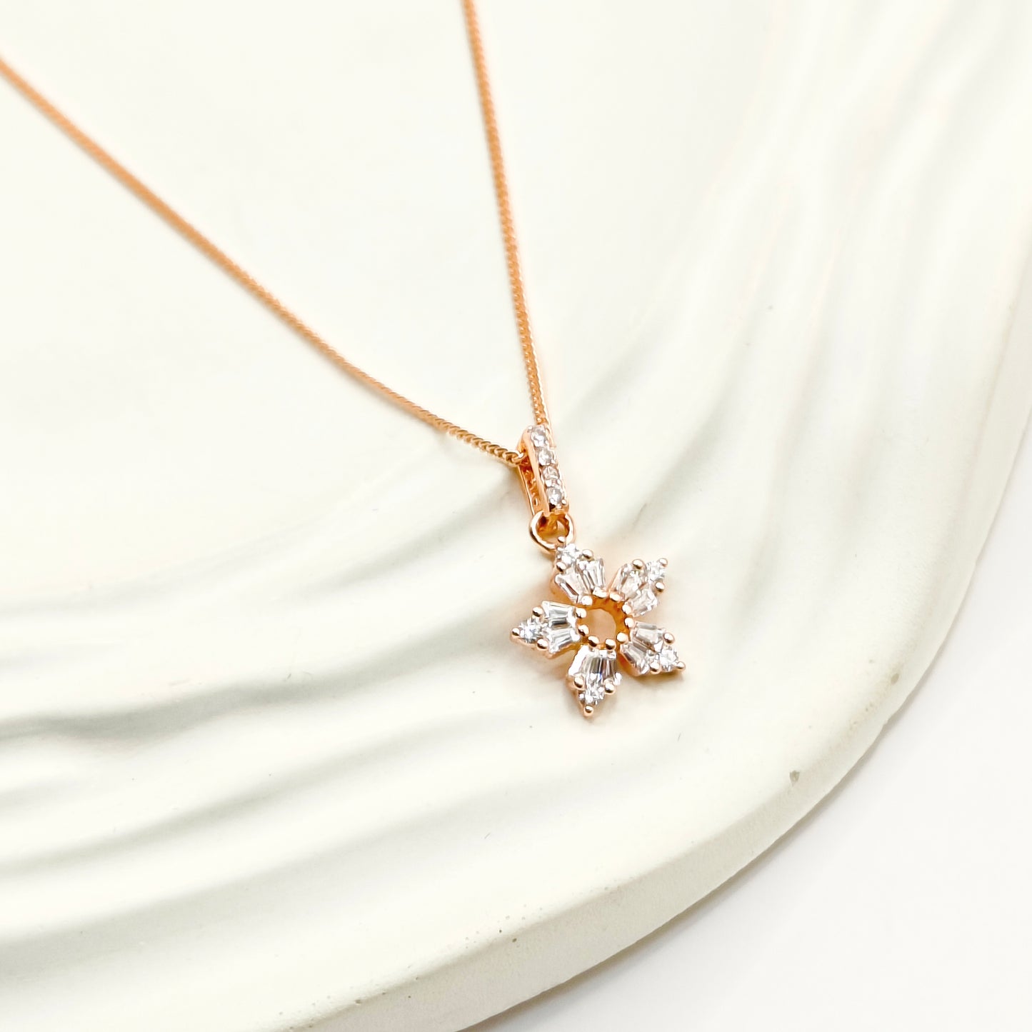 Myla Jewellery Set Rosegold Plated 925 Silver