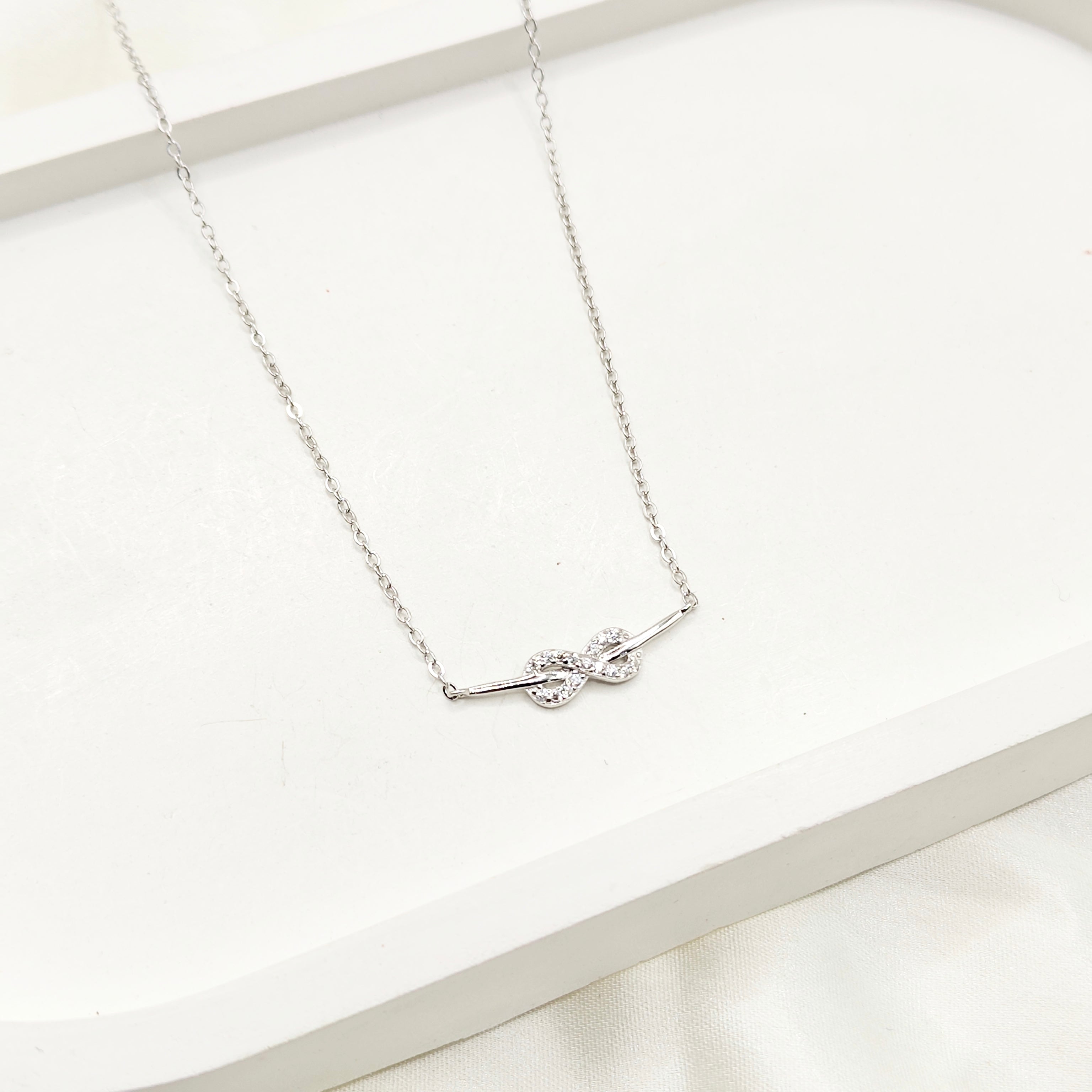 Infinity Necklace 925 Silver – Katha
