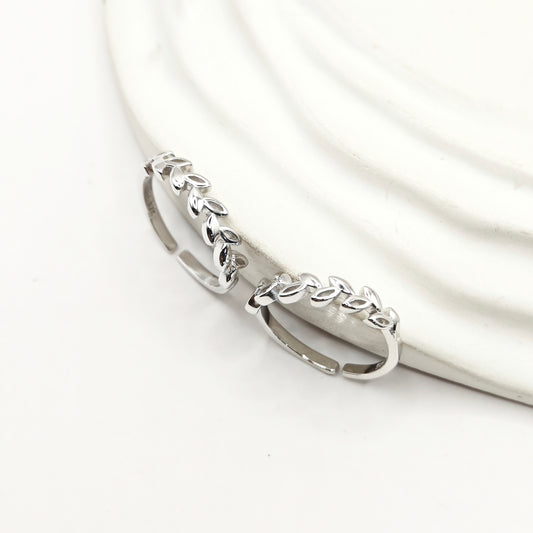 Leaf Toering 925 Silver