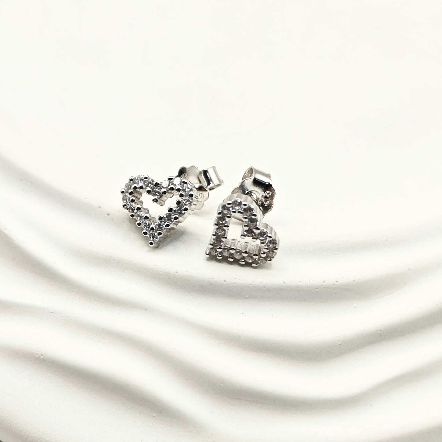 Heart Jewellery Set 925 Silver