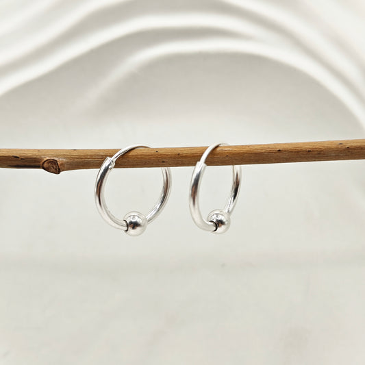 Sherlyn Hoop Earrings 925 Silver