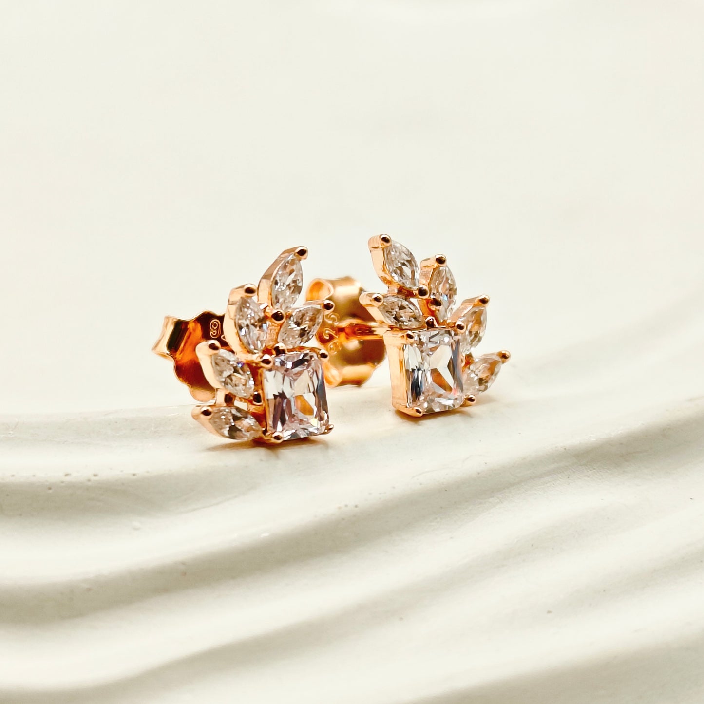 Georgia Jewellery Set Rosegold Plated 925 Silver