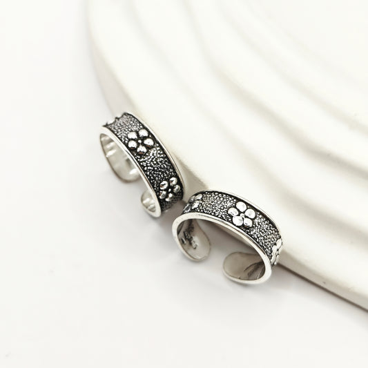 Flower Toering 925 Silver