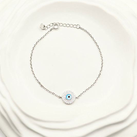 Evil Eye Bracelet 925 Silver