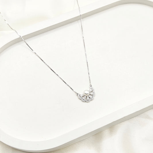 Fian Pearl Necklace 925 Silver
