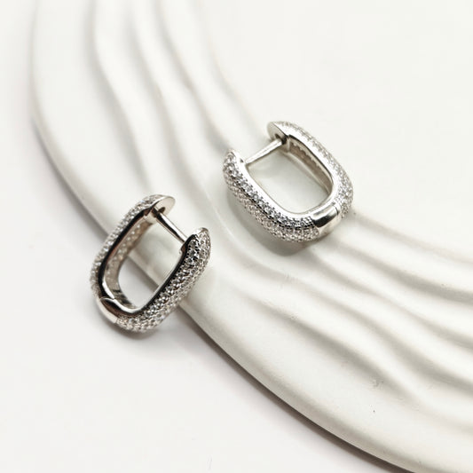 Ola Hoop Earrings 925 Silver