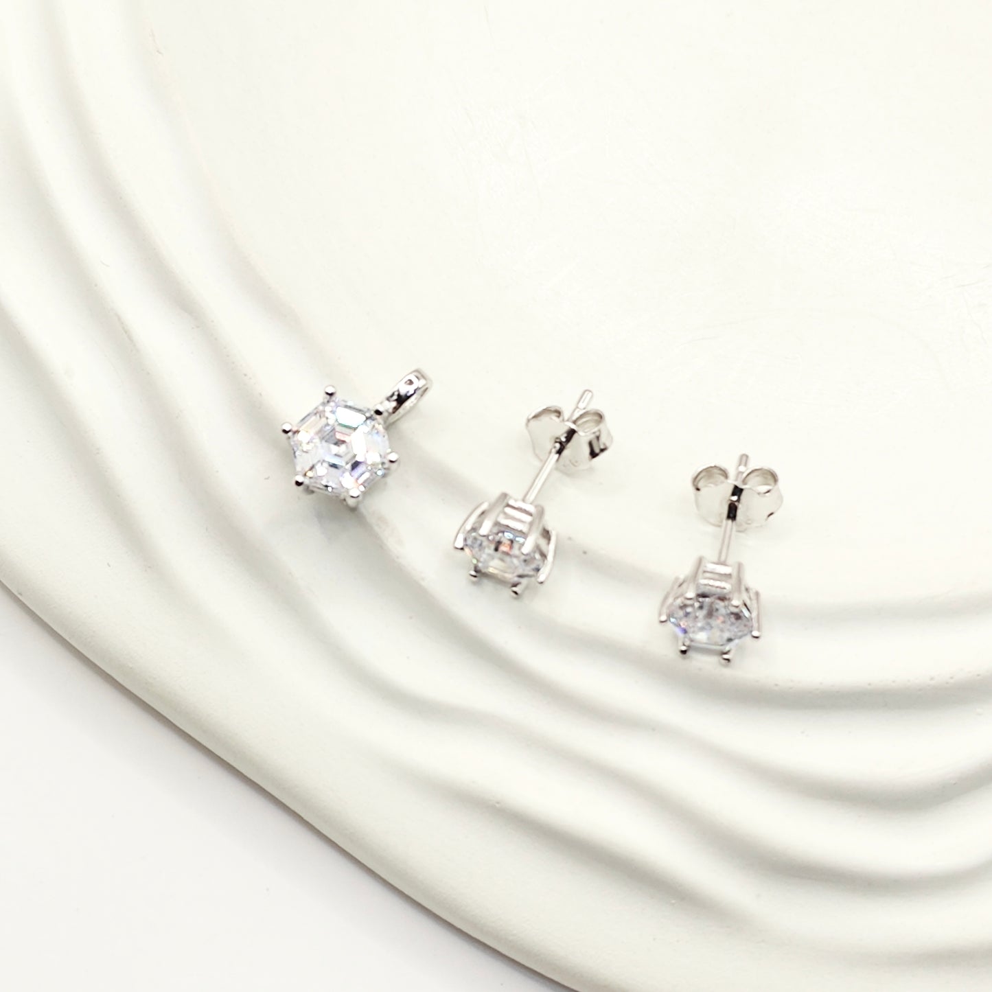 Hexa Jewellery Set 925 Silver