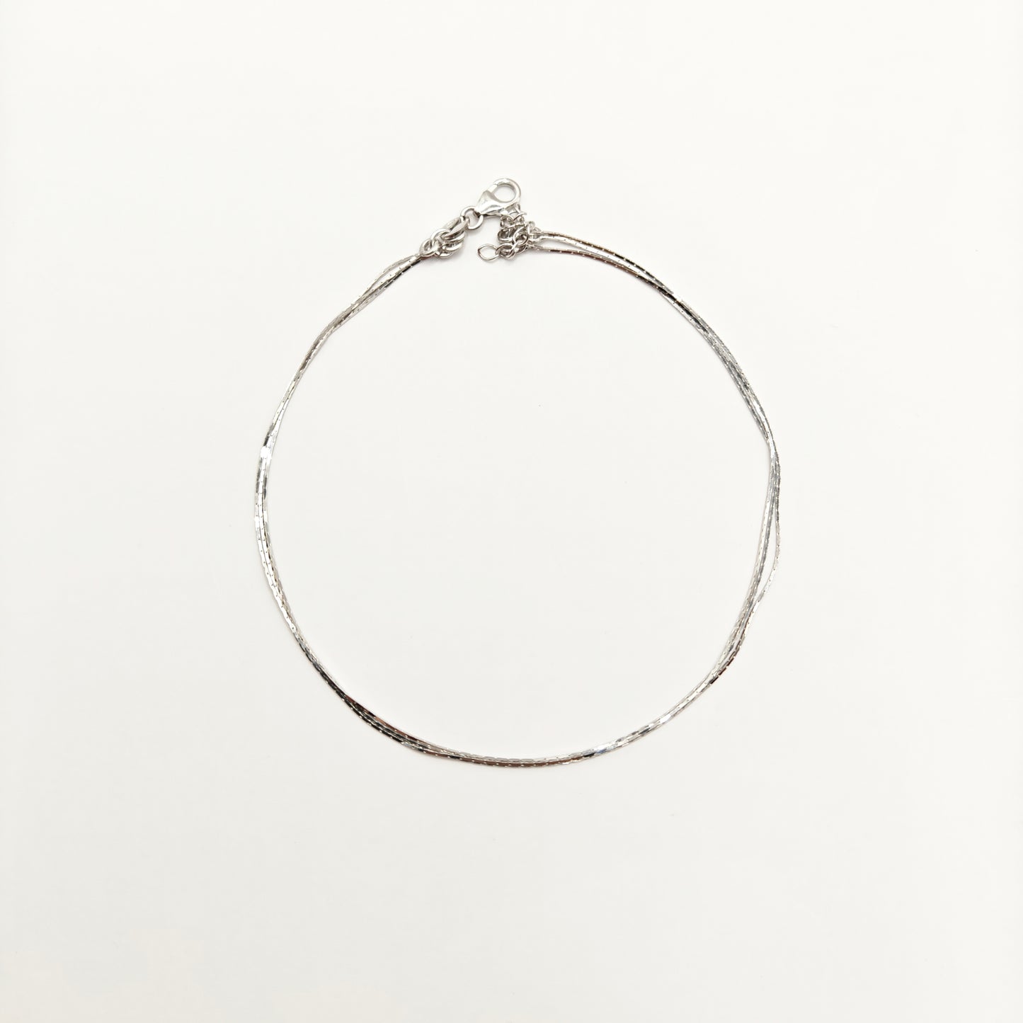Evie layered Anklet 925 Silver