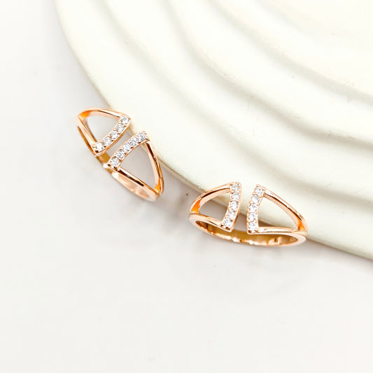 Niara Rosegold Plated Toering 925 Silver