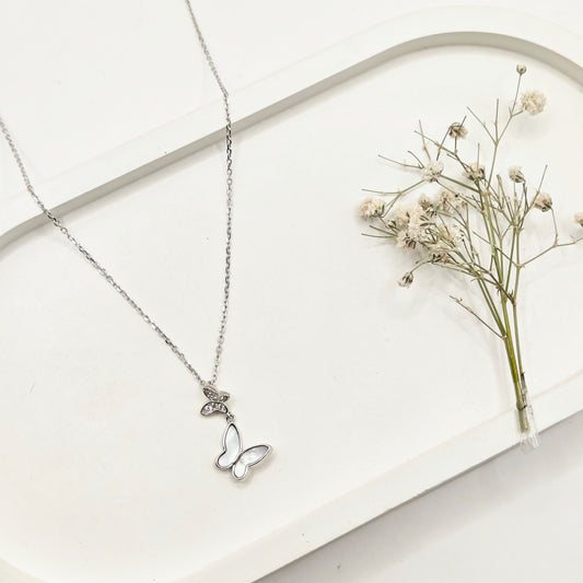 Butterfly Necklace 925 Silver