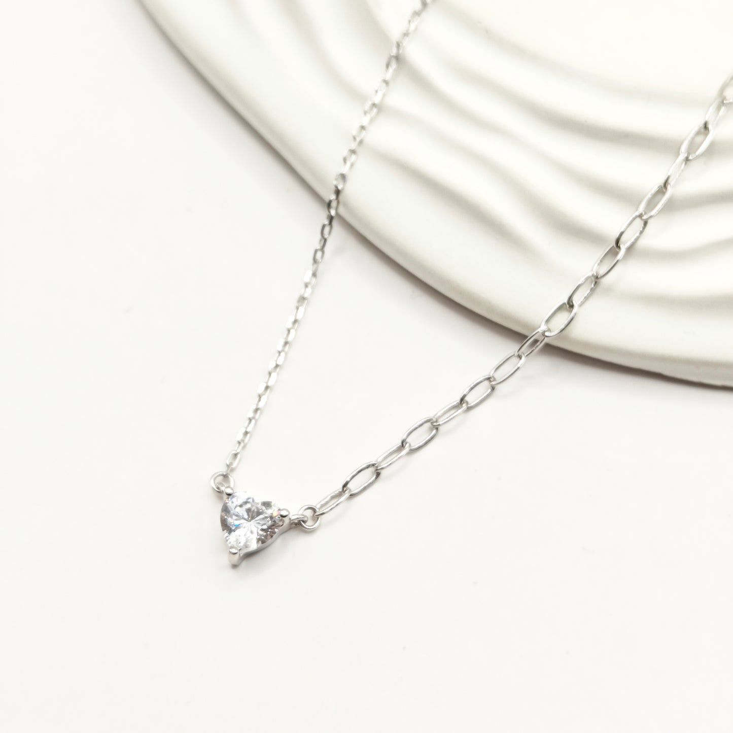 Heart Jewellery Set 925 Silver