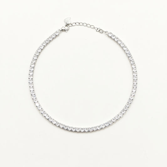 Tennis Anklet 925 Silver