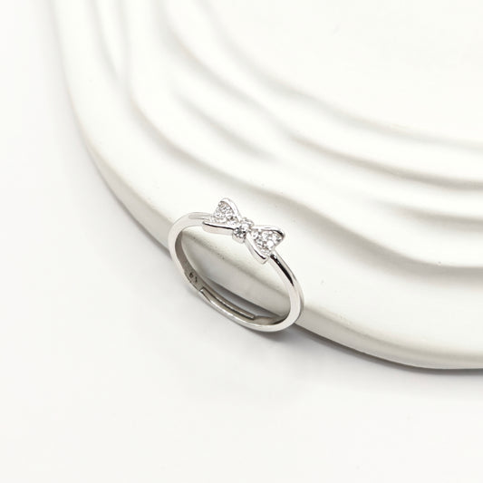 Bow Ring 925 Silver