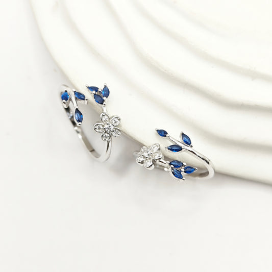 Flower Toering 925 Silver