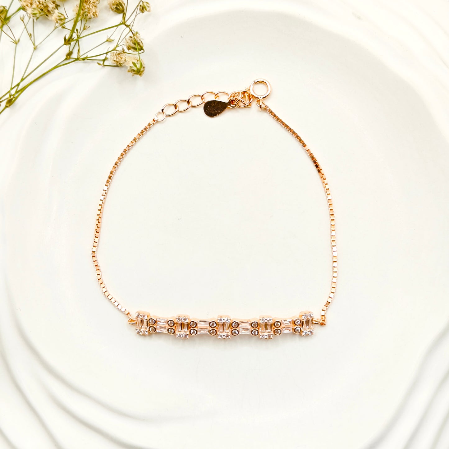 Velve Rosegold Plated Bracelet 925 Silver