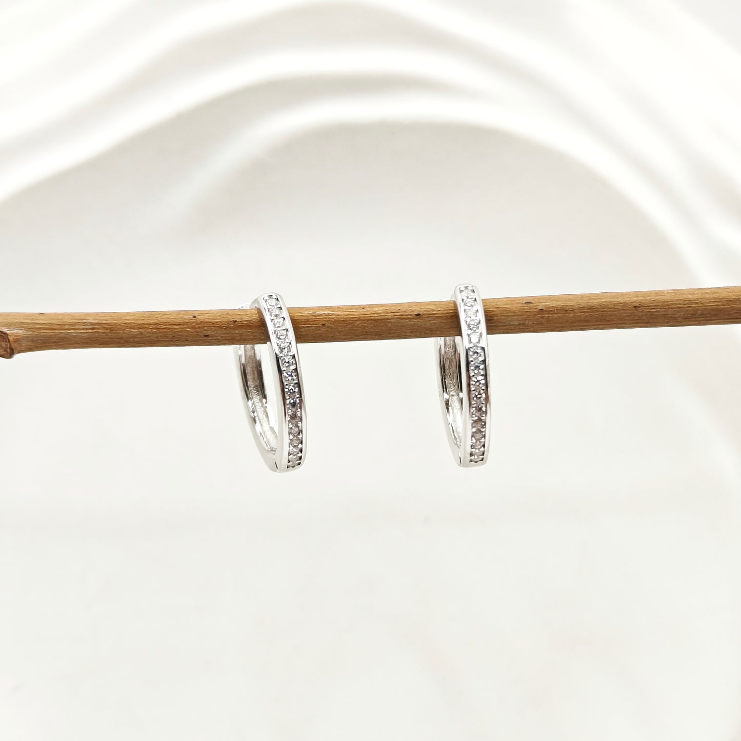 Hoop Earrings 925 Silver
