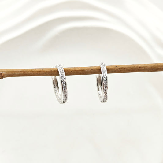 Hoop Earrings 925 Silver