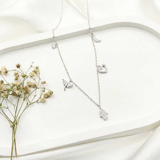 All Charm Necklace 925 Silver