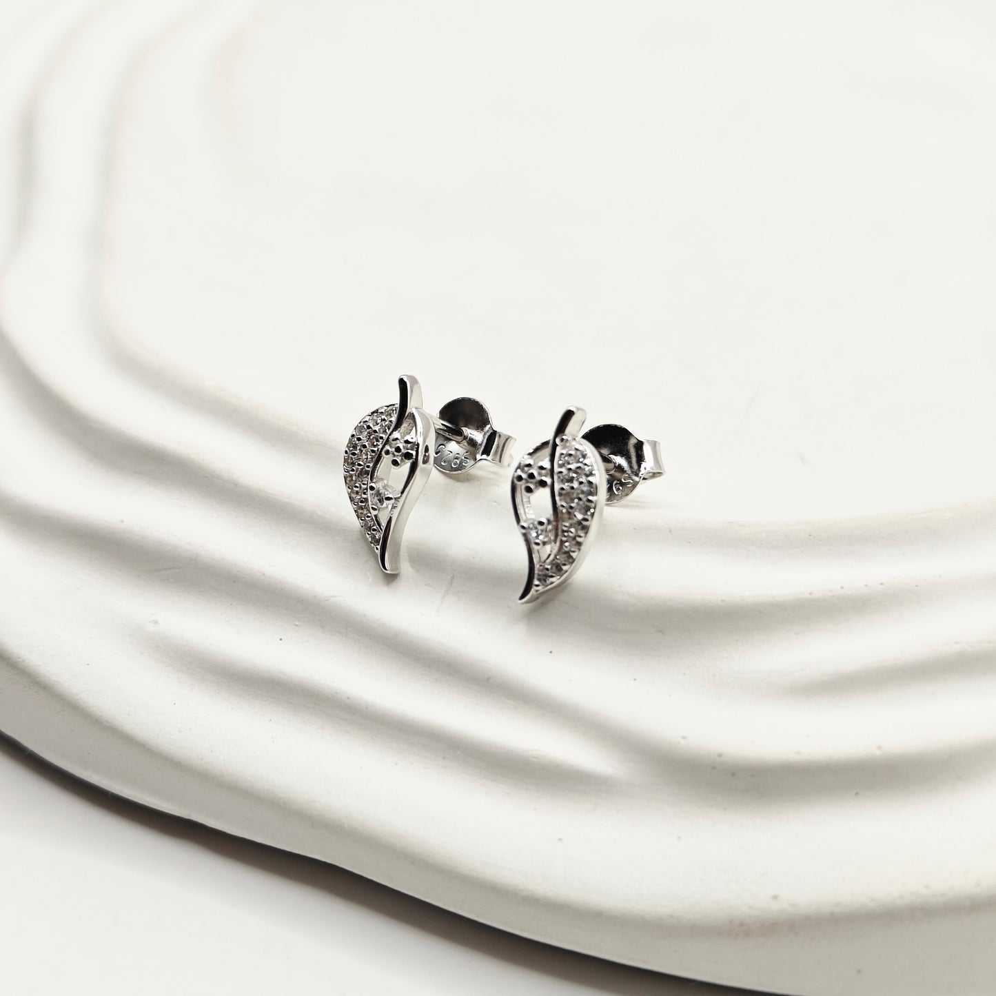Leaf Earrings 925 Silver