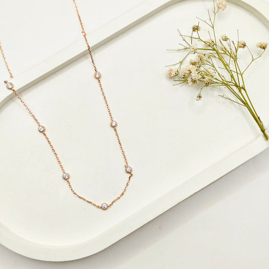 Kai Rosegold Plated Necklace 925 Silver