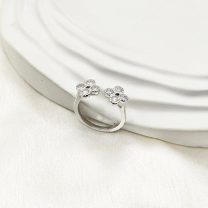 Clover Ring 925 Silver