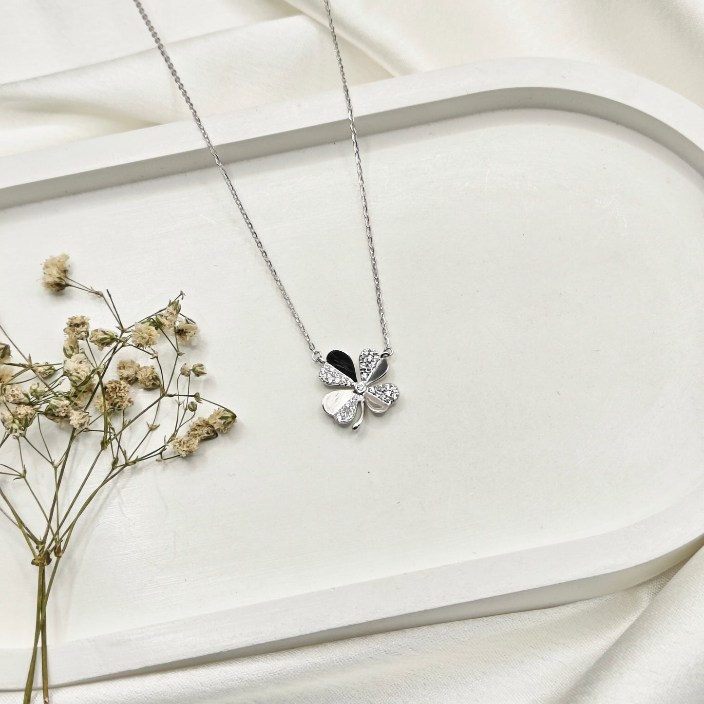 Clover Necklace 925 Silver