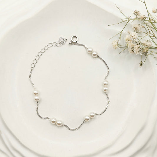 Pearl Bracelet 925 Silver