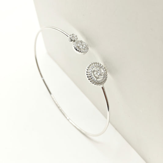 Luna Cuff Bracelet 925 Silver