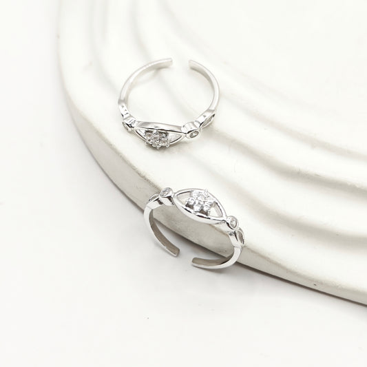 Flower Toering 925 Silver