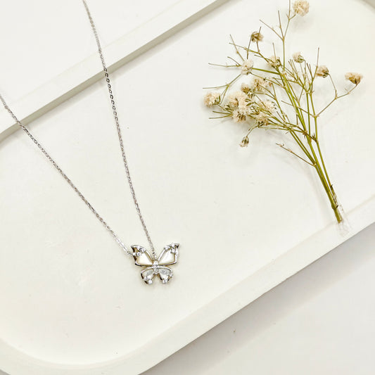 Butterfly Necklace 925 Silver