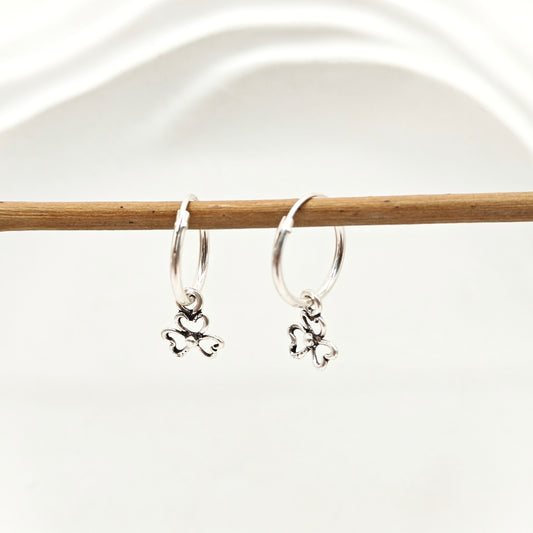 Gia Hoop Earrings 925 Silver
