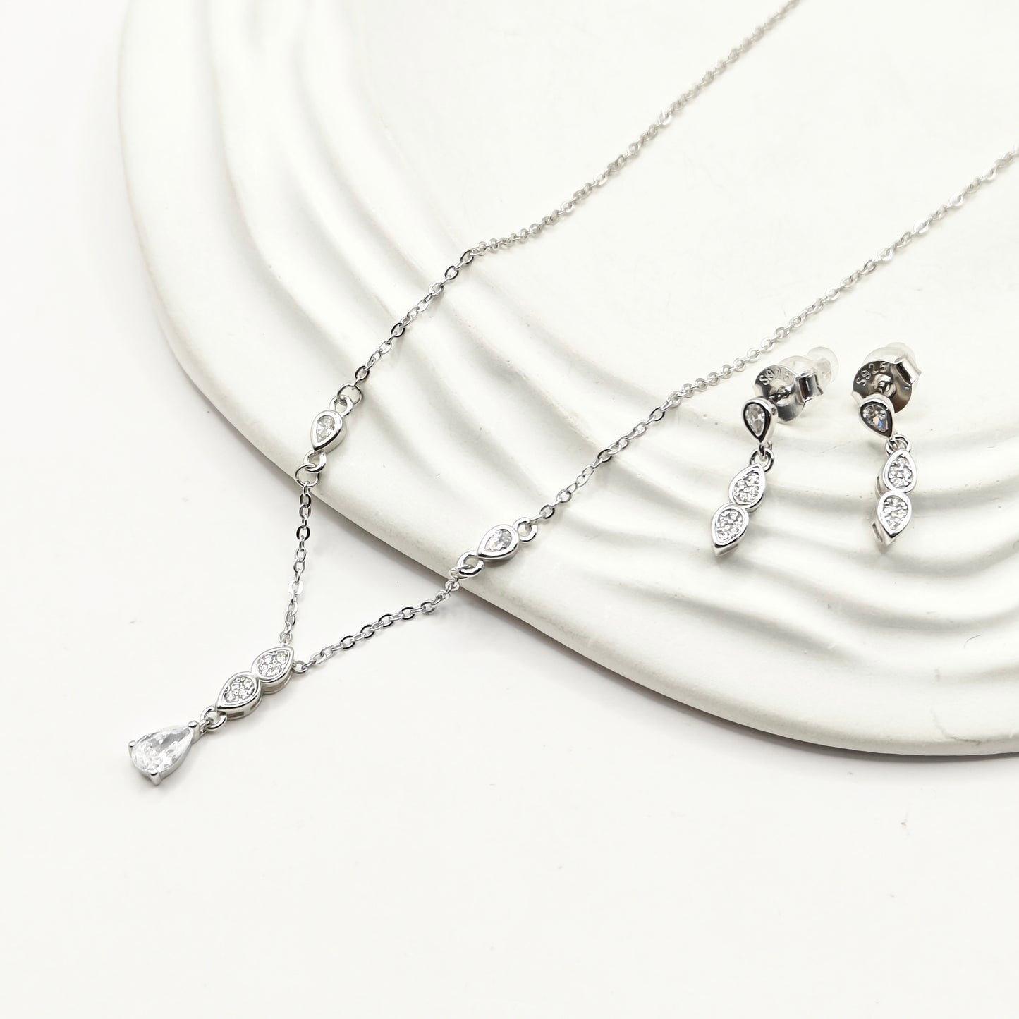 Cove Jewellery Set 925 Silver