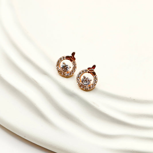 Lola Earrings Rosegold Plated 925 Silver