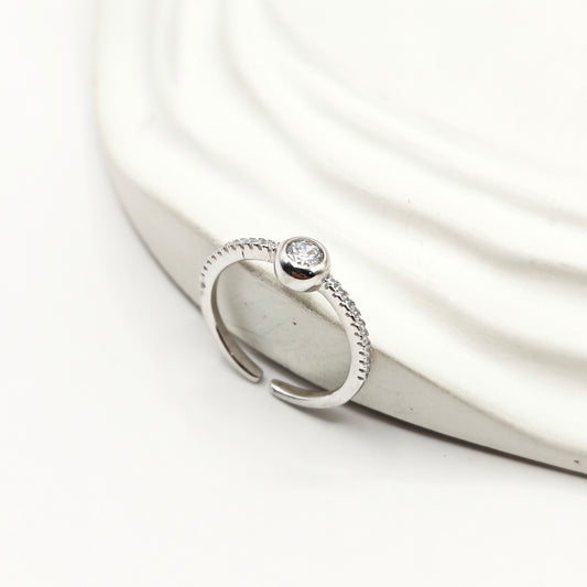 Bezel Ring 925 Silver