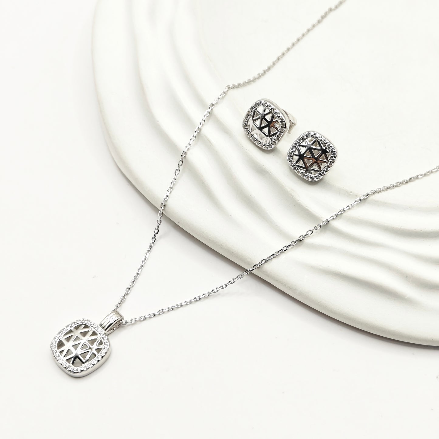 Criza Jewellery Set 925 Silver