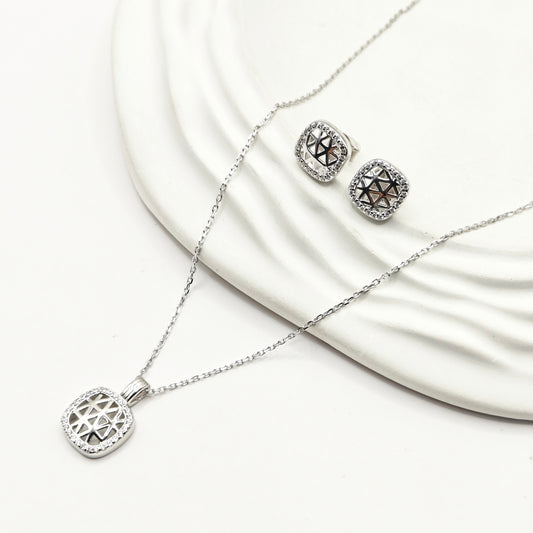 Criza Jewellery Set 925 Silver
