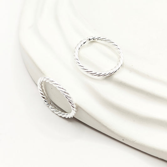 Twisted Toering 925 Silver